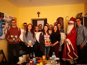 Święty Mikołaj spotkał się z Duszpasterstwem Akademickim😀😀